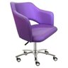 Poltrona Escritório Sigma Tecido Facto Lilás - 1