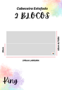 Ver imagem 4 de Cabeceira Estofada King 2 Blocos Não É Segredo Linho Chumbo 195x60