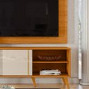 Ver imagem 3 de Combo Cronos Tvs até 60” Cinamomo Off White 713139 Madetec