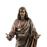 Decoração Escultura Jesus Cristo Bronze Estátua Resina 30cm - 3