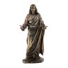 Decoração Escultura Jesus Cristo Bronze Estátua Resina 30cm - 1