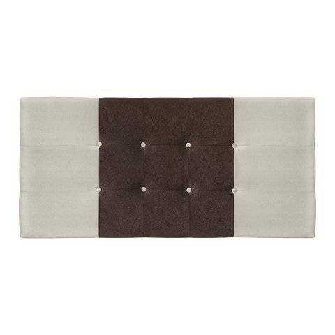 Painel Estofado Mini Cooper 164 Cm Cama Box Quarto Casal Queen Size Suede Bege/marrom