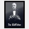 Quadro The GodFather – O Poderoso Chefão | Com vidro fosco e moldura - A3 - 33x45cm - 1