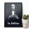 Quadro The GodFather – O Poderoso Chefão | Com vidro fosco e moldura - A3 - 33x45cm - 2