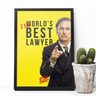 Quadro Better Call Saul | Com vidro fosco e moldura - A3 - 33x45cm - 2