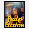 Quadro Pulp Fiction Mia Walace uma Thurman | Com vidro fosco e moldura - A3 - 33x45cm - 1