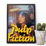 Quadro Pulp Fiction Mia Walace uma Thurman | Com vidro fosco e moldura - A3 - 33x45cm - 2