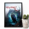 Quadro Joker Coringa Why so serious The Dark Knight | Com vidro fosco e moldura - A3 - 33x45cm - 2
