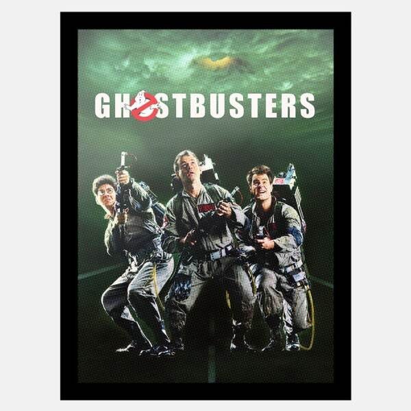 Quadro Ghostbusters Os Caça Fantasmas | Com vidro fosco e moldura - A4 - 24x33cm - 1