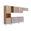 Ver imagem 2 de Kit Cozinha 6 Peças Brilhante C566 Cinamomo/Platina MGM
