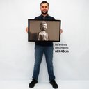Ver imagem 2 de Quadro Decorativo Caixa Alta com Vidro Buda TaColado Moldura Branca 40x60cm