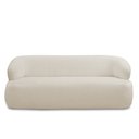 Ver imagem 2 de Conjunto Sala de Estar Decorativo Charlote 1 Sofá 180cm 2 Lugares 1 Poltrona Base Giratória em Aço C