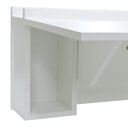 Ver imagem 2 de Escrivaninha de Parede Dobrável com Nicho - Smart Branco