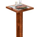 Ver imagem 3 de Bistrô Gourmet com Tampo Quadrado Imbuia Charcharm Shop Jm