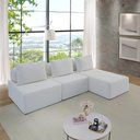 Ver imagem 2 de Sofá Ilha na Caixa em Módulos Mobili Chaise 2 Assentos Boucle Bege Estofama
