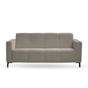 Ver imagem 5 de Sofá 3 Lugares Living Sala de Estar 180cm Bento em Aço Veludo K01 - D'rossi