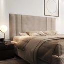 Ver imagem 2 de Painel Cabeceira Itália Box King 1,95cm - Suede Bege