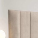 Ver imagem 3 de Painel Cabeceira Itália Box King 1,95cm - Suede Bege