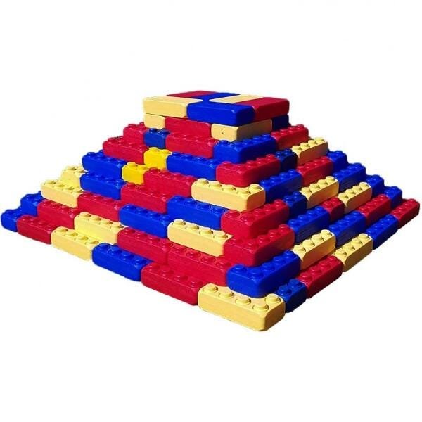 Kit Brick-Size Big Plastic 137pçs