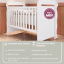 Ver imagem 6 de Berço Americano Marquesa Mini Cama Mirelle 100% MDF Branco