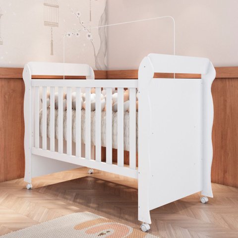 Berço Americano Marquesa Mini Cama Mirelle 100% MDF