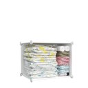 Ver imagem 5 de Guarda Roupa Modulado Sapateira Modular 3 Prateleiras 1 Cabideiro Plástico Cinza Yeet 75cm