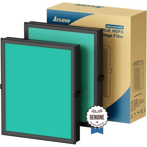 Aroeve Filtro de Ar de Substituição 4 em 1 H13 Hepa Kit C 2