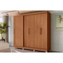 Ver imagem 1 de Guarda Roupa 5 Portas e 4 Gavetas C/ Pés Cb03n564 Canela - Kappesberg
