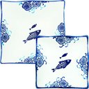 Ver imagem 1 de Kit 16 Tigelas Bowl Pequena 100ml Grande 250ml Oceano Peixe