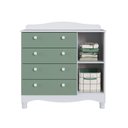 Ver imagem 7 de Conjunto para Quarto Infantil com Guarda-roupa e Cômoda Trocador Encanto