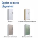 Ver mais imagens de Conjunto para Quarto Infantil com Guarda-roupa e Cômoda Trocador Encanto