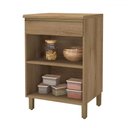 Ver imagem 2 de Armário de Cozinha 60 Cm 1 Porta 1 Gaveta 6123.12 Castani - Indékes