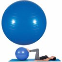Ver imagem 3 de Kit 1 Rolo de Massagem + 1 Bola de Pilates Azul Ahead Sports