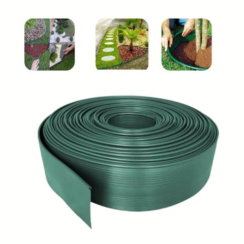 Limitador Separador de Grama Divisor Jardim 50m com Borda