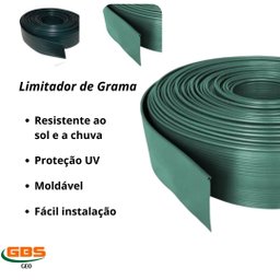 Limitador Separador de Grama Divisor Jardim 50m com Borda - 3