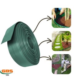Limitador Separador de Grama Divisor Jardim 50m com Borda - 4