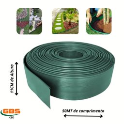 Limitador Separador de Grama Divisor Jardim 50m com Borda - 2