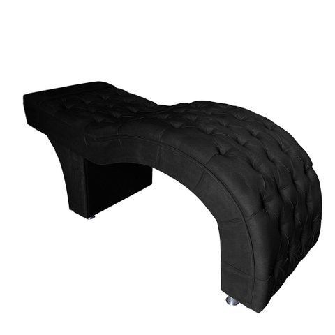 Maca Estética Estofada M1 80cm Veludo Preto - In9 Decor