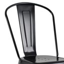 Ver imagem 4 de Kit 6 Cadeiras Tolix Fosca Aço Industrial Preto, Estilo Retrô para Sala, Cozinha ou Escritório