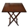 Mesa Dobrável Bar Restaurante 70x70 Madeira Imbuia - 1