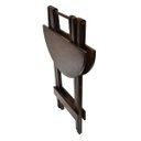 Ver imagem 3 de Mesa Dobrável Bar Restaurante 70x70 Madeira Imbuia