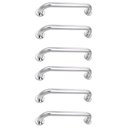 Ver imagem 1 de Alça de Apoio Barra Inox 30cm Kit 6 Unidades Idoso Cadeirante Acessibilidade Deficiente Segurança Bo