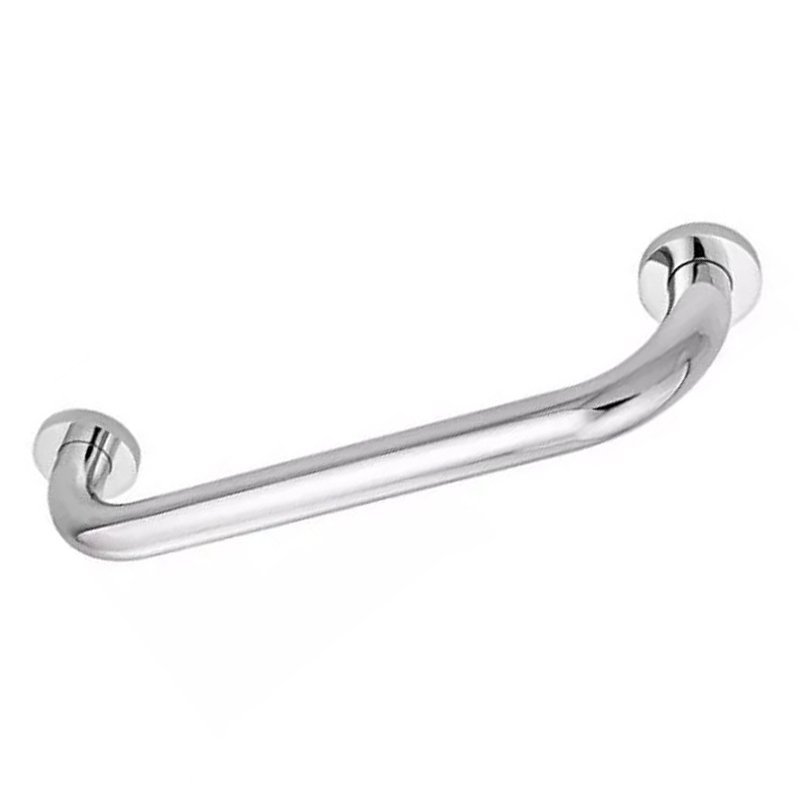 Alça de Apoio Barra Inox 30cm Kit 6 Unidades Idoso Cadeirante Acessibilidade Deficiente Segurança Bo - 7