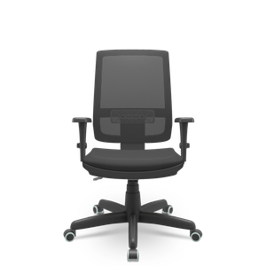 Cadeira Brizza 3d Pp Backplax Plaxmetal - Aero Preto