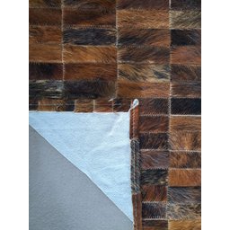 Tapete de Couro Natural Marron 2,00 X 1,50 M - 3