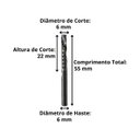 Ver imagem 2 de Fresa de Topo 1 Corte Downcut