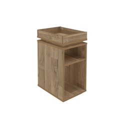 Mesa para Tel Artely Olivia Ii Cor Rustico - 1