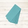 Kit com 8 Guardanapos Lisos Azul Calypso de Algodão - 1