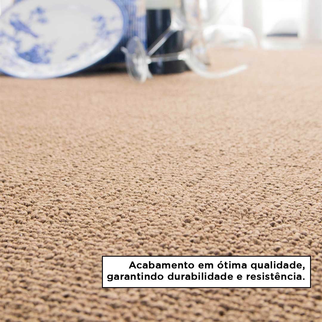 Tapete Sisal Sala Quarto 150x200 Sintético Liso Decorativo - Argila - 4