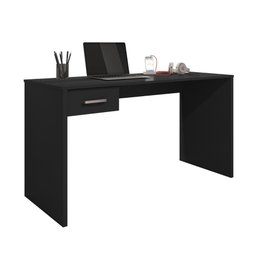 Kit Mesa de Computador e Estante Shanti Preto Trama - 6